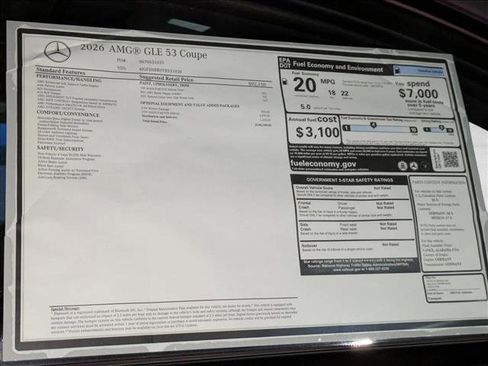 New 2026 Mercedes-Benz GLE 53 AMG AMG GLE 53 image 19