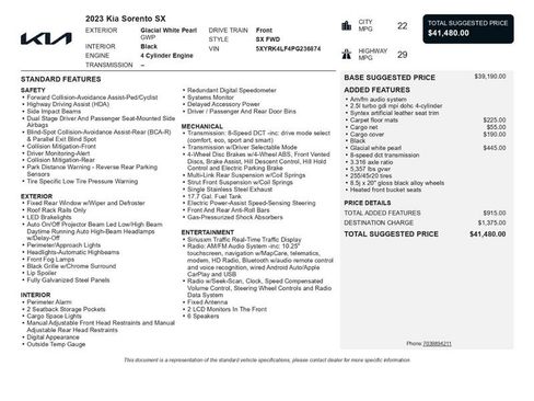 Used 2023 Kia Sorento SX image 43