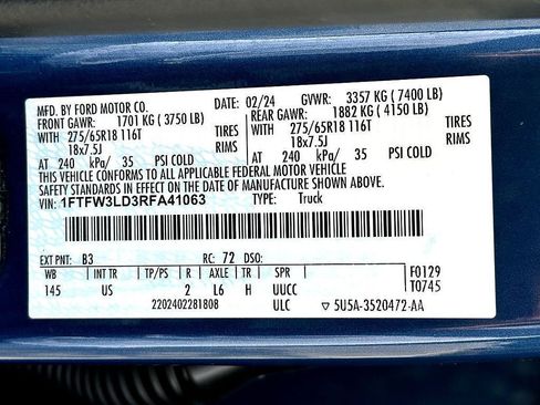 Used 2024 Ford F150 XLT w/ Mobile Office Package AWD/4WD image 29
