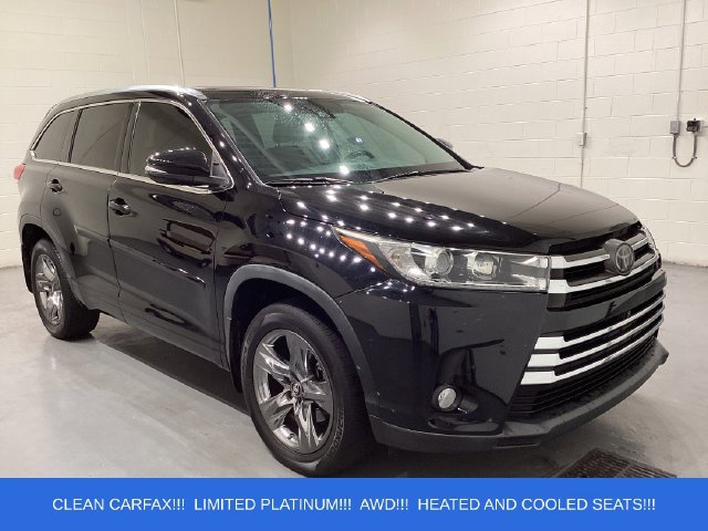 Used 2018 Toyota Highlander Limited Platinum AWD/4WD image 1