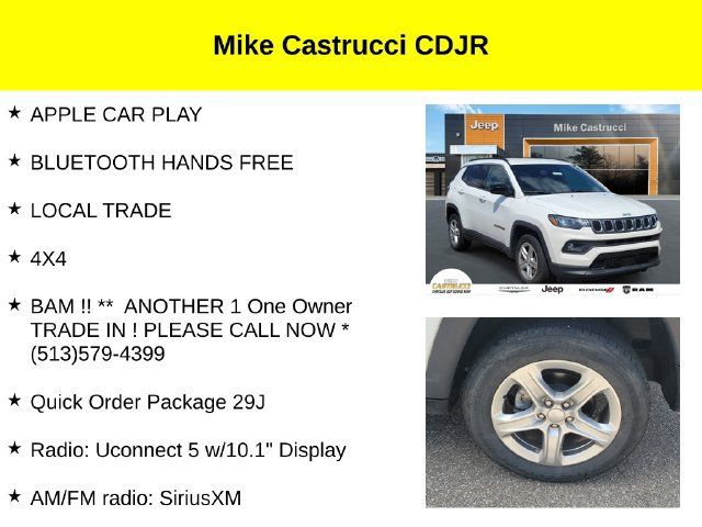 Certified 2023 Jeep Compass Latitude AWD/4WD image 6