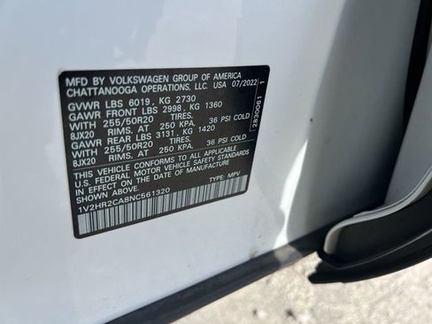 Used 2022 Volkswagen Atlas SE image 34
