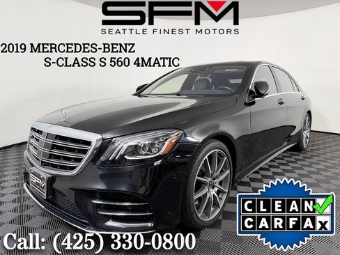 Used 2019 Mercedes-Benz S 560 4MATIC Sedan image 1