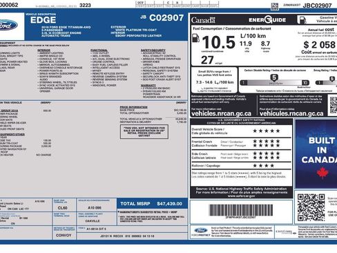 Used 2018 Ford Edge Titanium w/ Canadian Touring Package image 6