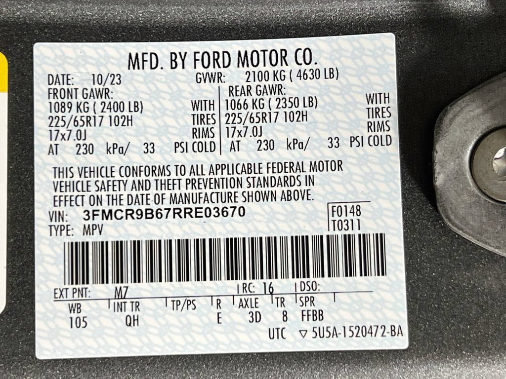 Certified 2024 Ford Bronco Sport Big Bend AWD/4WD image 31