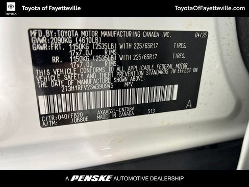 Certified 2025 Toyota RAV4 LE FWD image 32