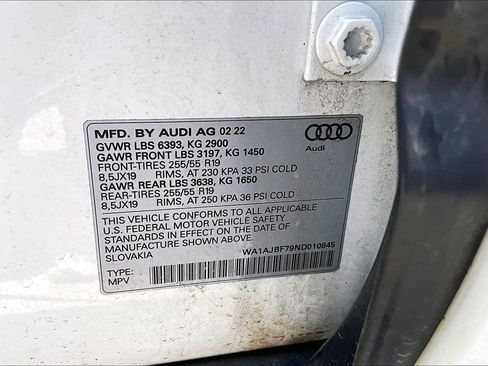 Used 2022 Audi Q7 2.0T Premium w/ Convenience Package AWD/4WD image 44