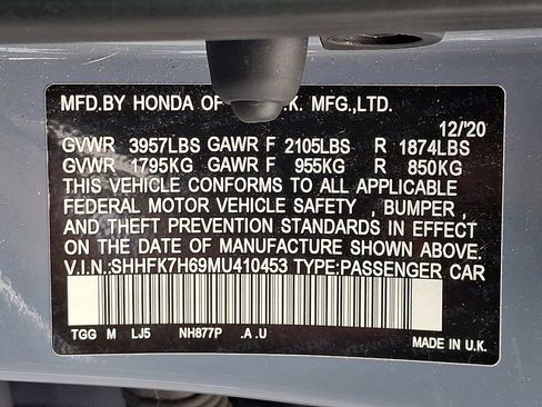 Used 2021 Honda Civic EX image 20