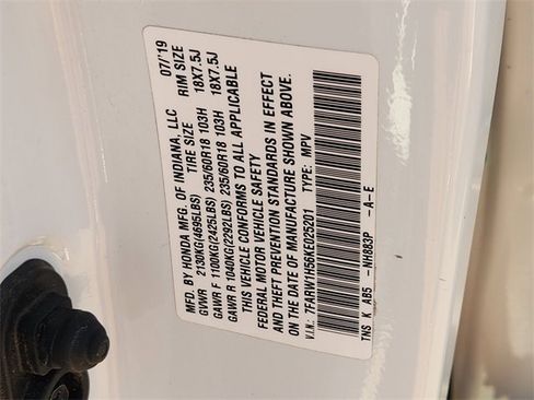 Certified 2019 Honda CR-V EX image 21