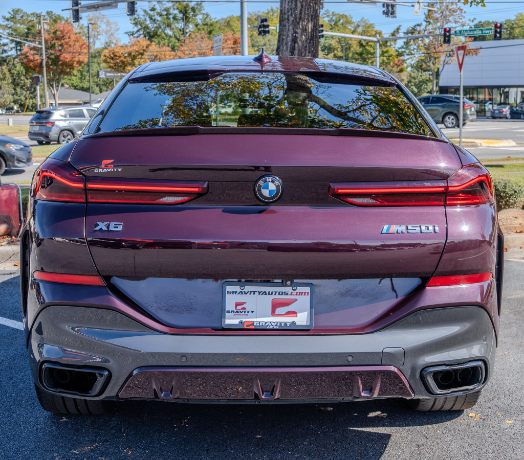 Used 2021 BMW X6 M50i w/ Executive Package AWD/4WD image 25