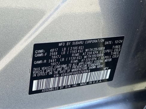 Certified 2025 Subaru Crosstrek 2.5i Sport image 35