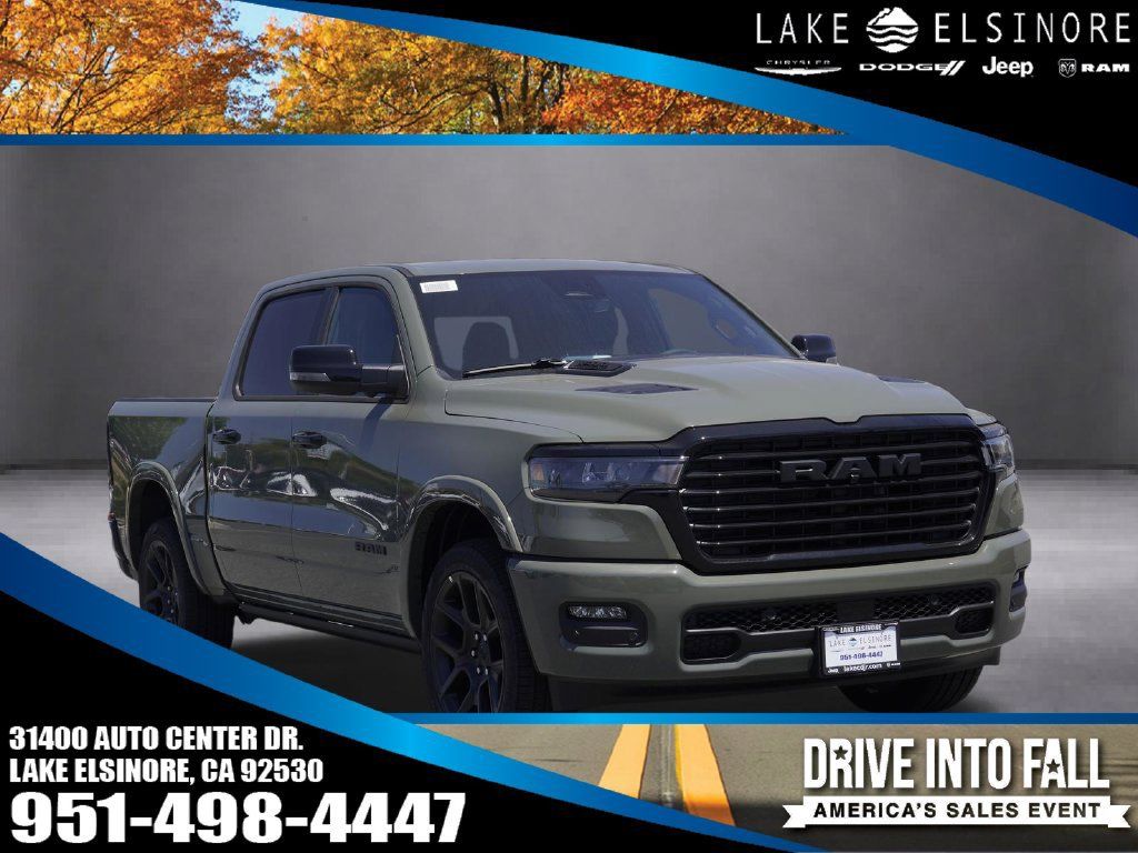 New 2026 RAM 1500 Laramie w/ Night Edition AWD/4WD 360° Tour