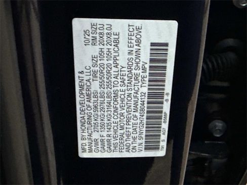 New 2025 Honda Pilot Touring image 21