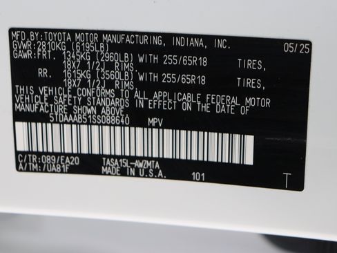 Certified 2025 Toyota Grand Highlander XLE image 45