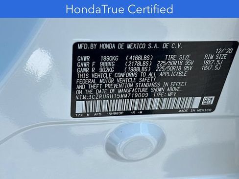 Certified 2021 Honda HR-V Sport image 23