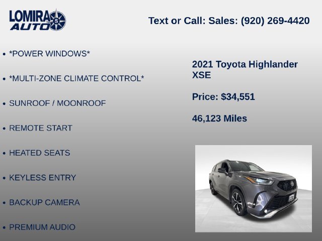 Used 2021 Toyota Highlander XSE AWD/4WD image 14