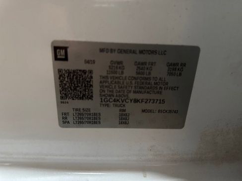 Used 2019 Chevrolet Silverado 3500 W/T w/ WT Convenience Package image 37