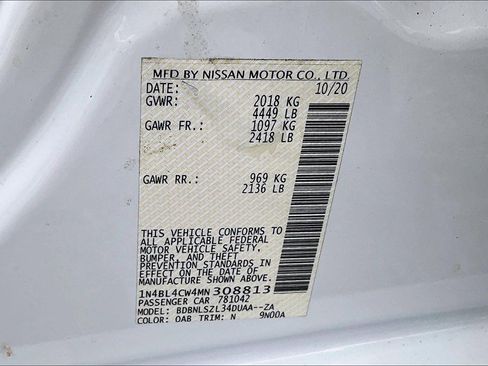 Used 2021 Nissan Altima 2.5 SR w/ SR Premium Package image 18