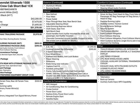 Used 2021 Chevrolet Silverado 1500 Custom w/ Custom Max Trailering Package image 2