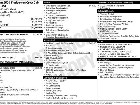 New 2026 RAM 2500 Tradesman AWD/4WD image 60
