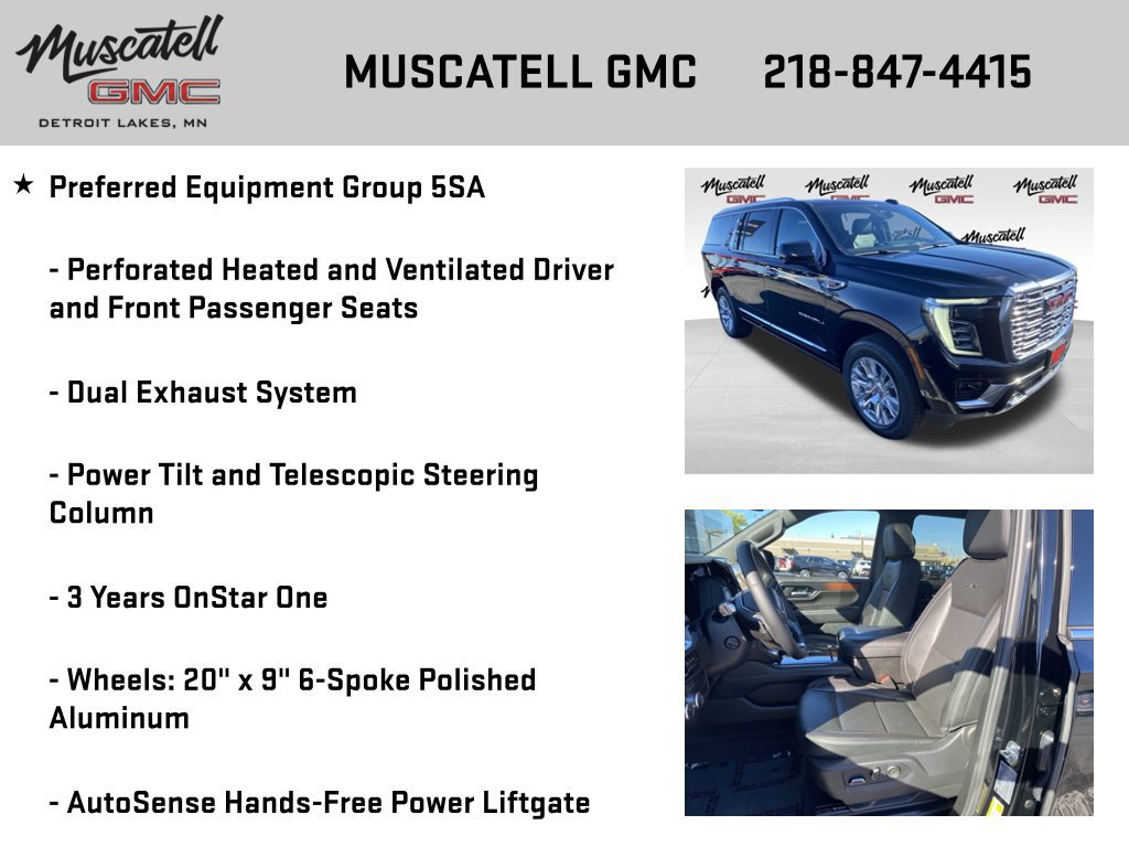 Used 2026 GMC Yukon XL Denali w/ Sun & Power Step Package AWD/4WD image 12