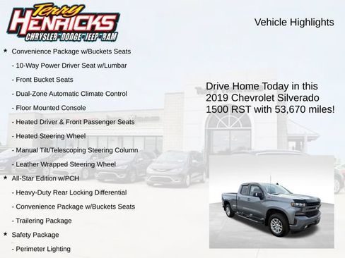 Used 2019 Chevrolet Silverado 1500 RST w/ True North Edition AWD/4WD image 4
