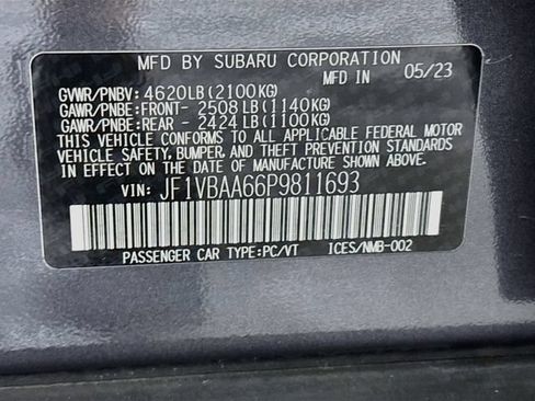 Certified 2023 Subaru WRX w/ Accessory Package (1A7) AWD/4WD image 30
