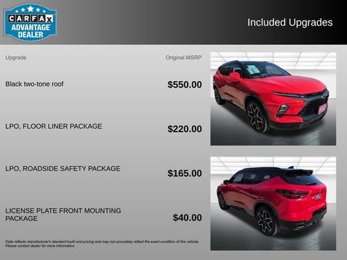 Used 2023 Chevrolet Blazer RS w/ Driver Confidence II Package image 6