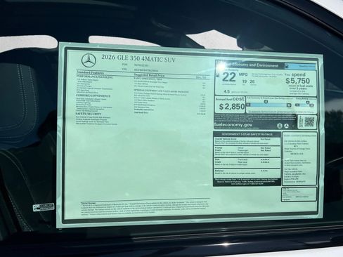 New 2026 Mercedes-Benz GLE 350 4MATIC image 19
