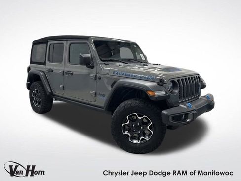 Used 2022 Jeep Wrangler Unlimited Rubicon 4xe w/ Cold Weather Group image 1