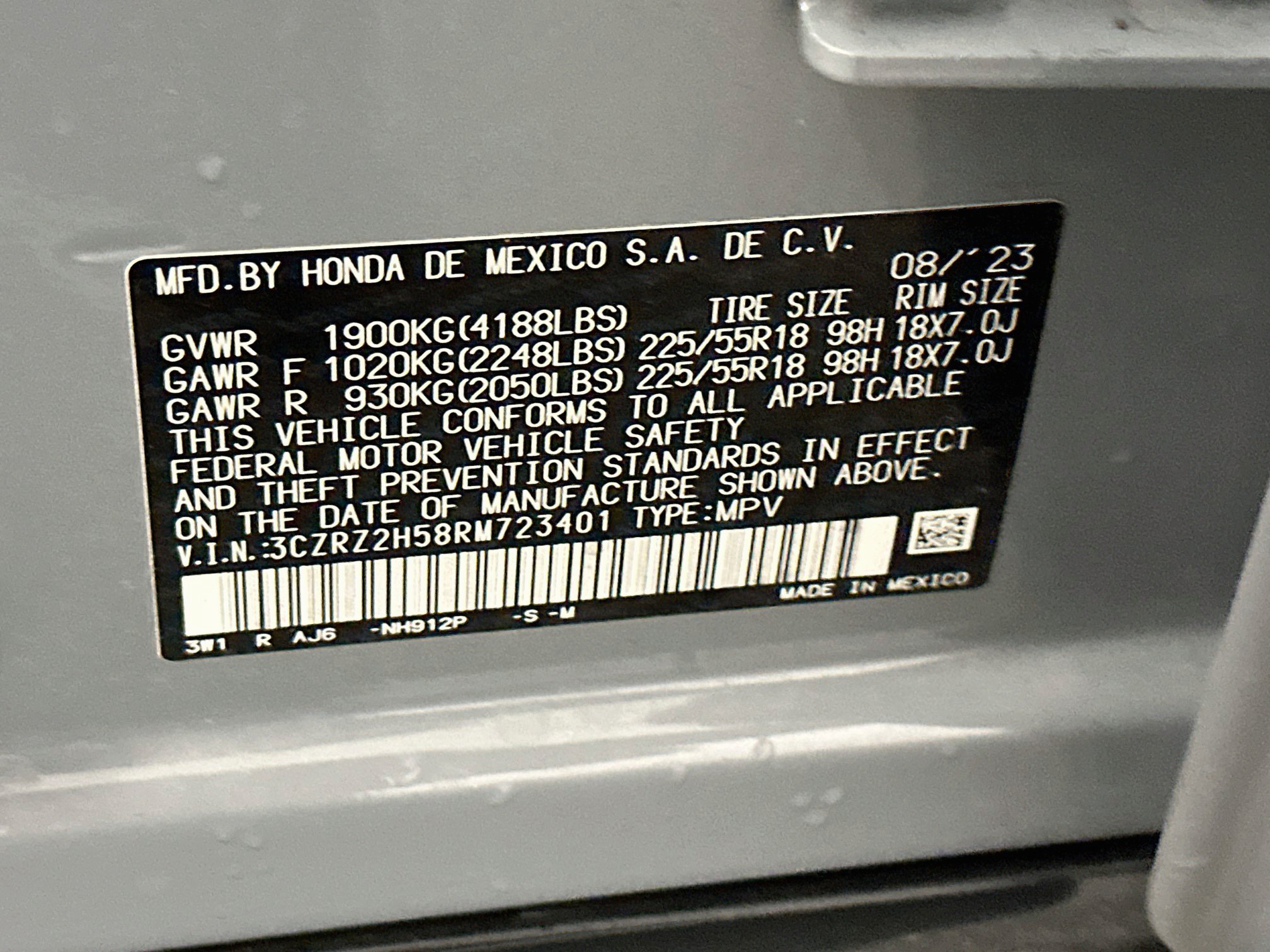 Used 2024 Honda HR-V Sport image 12