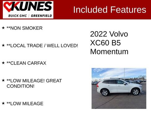 Used 2022 Volvo XC60 B5 Momentum image 3