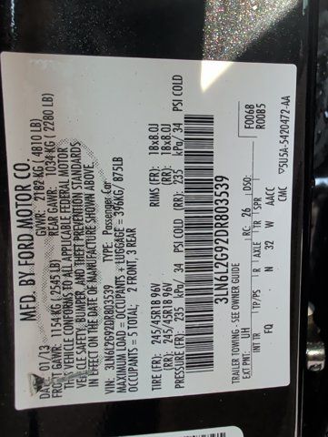 Used 2013 Lincoln MKZ FWD image 28