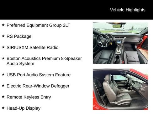 Certified 2013 Chevrolet Camaro LT w/ RS Package RWD image 12
