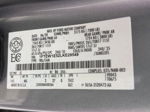 Certified 2020 Ford F150 XLT w/ Trailer Tow Package image 9