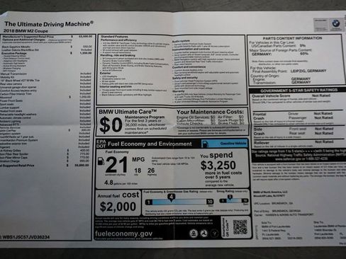 Used 2018 BMW M2 image 80