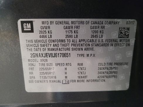 Used 2018 Chevrolet Equinox LT FWD image 33