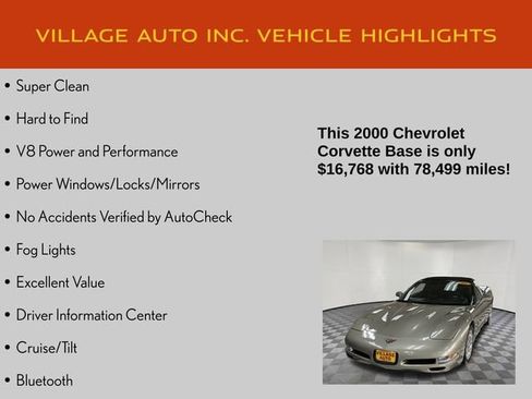 Used 2000 Chevrolet Corvette Convertible image 7