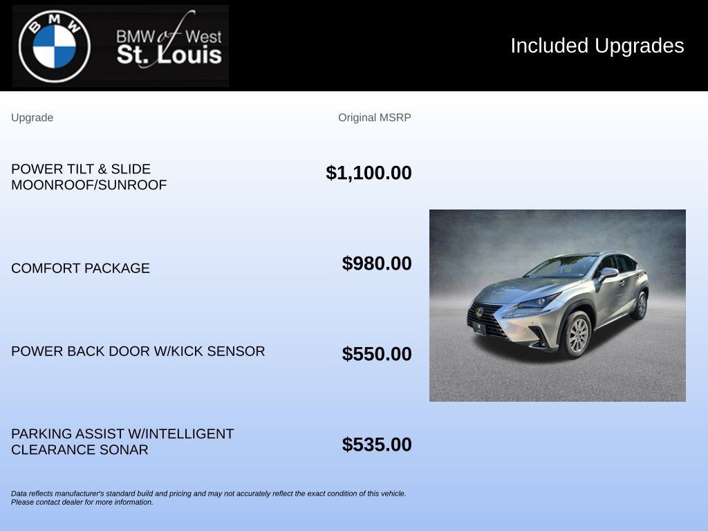 Used 2020 Lexus NX 300 AWD w/ Comfort Package image 20