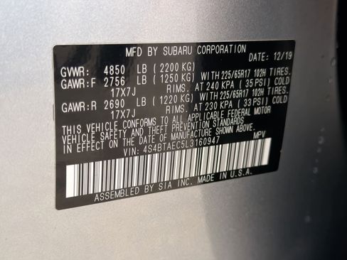 Used 2020 Subaru Outback Premium image 37