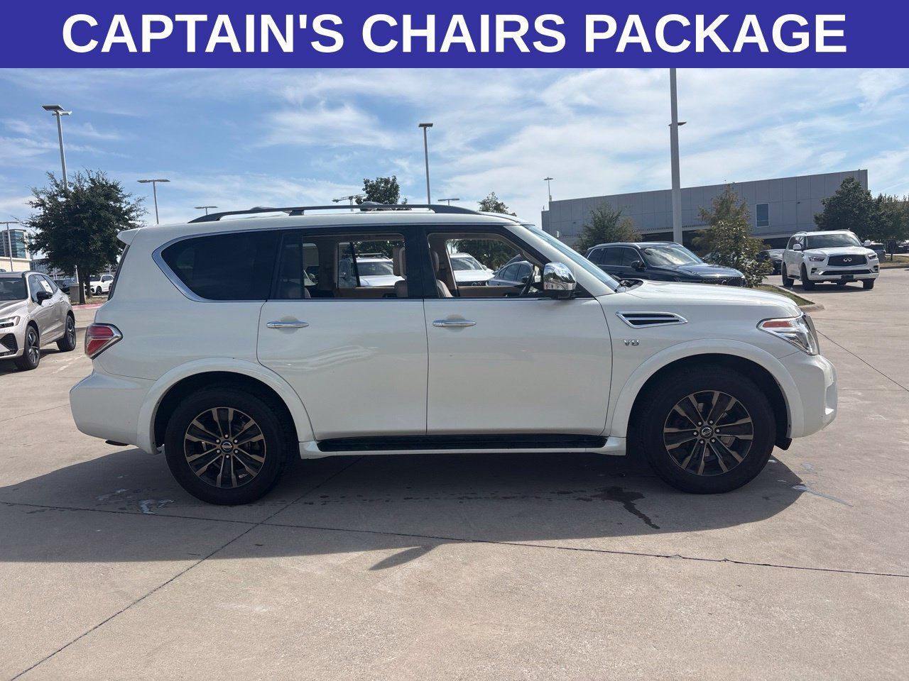 Used 2019 Nissan Armada Platinum w/ Captain's Chairs Package AWD/4WD image 3