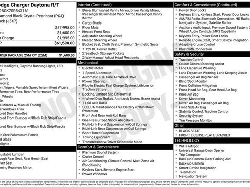 Used 2025 Dodge Charger R/T w/ Quick Order Package 25M R/T image 18