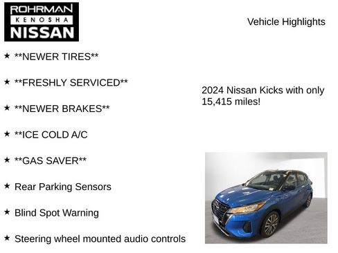 Used 2024 Nissan Kicks SV FWD image 8