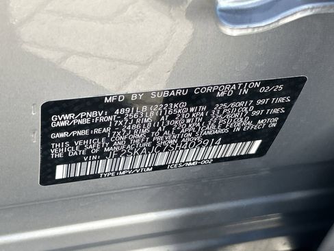 Certified 2025 Subaru Forester Wilderness w/ Wilderness Package image 21