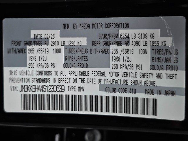 Used 2025 MAZDA CX-90 Plug-In Hybrid w/ Preferred AWD/4WD image 47