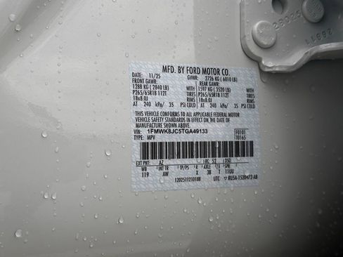 New 2026 Ford Explorer Tremor w/ Tremor Ultimate Package image 79