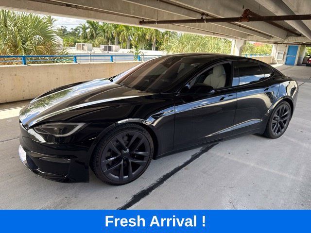 Used 2022 Tesla Model S Plaid AWD/4WD image 1