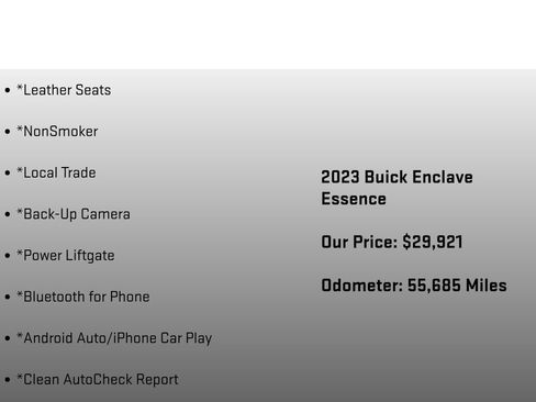 Used 2023 Buick Enclave Essence w/ LPO, Floor Liner Package image 12