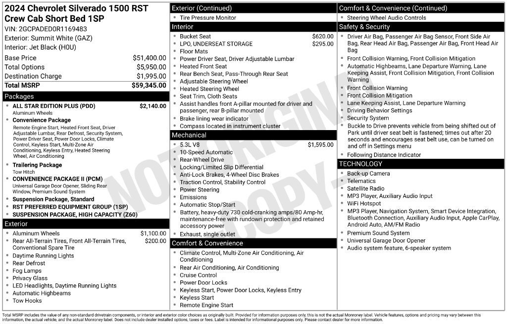 Used 2024 Chevrolet Silverado 1500 RST w/ All Star Edition Plus RWD image 5