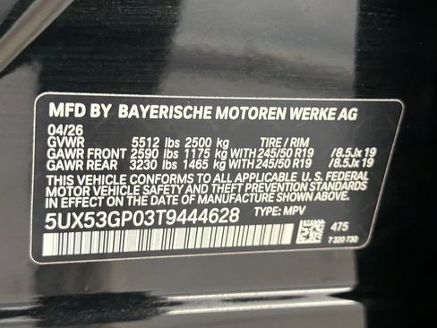 Used 2026 BMW X3 xDrive30i w/ Convenience Package AWD/4WD image 19